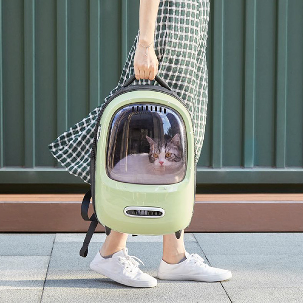 PETKIT Breezy2 Gudrā Mājdzīvnieku Soma – Zaļa