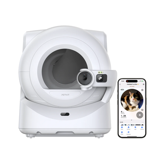 PETKIT Purobot Ultra Automātiskā Kaķu Tualete – Balta